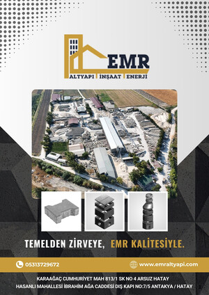 EMR Altyapı İnşaat Enerji e-katalog kapak görseli
