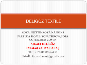 Deligöz Textile e-katalog kapak görseli