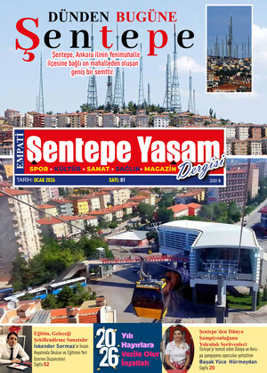 Şentepe yaşam Dergisi Sayı 01 e-katalog kapak görseli