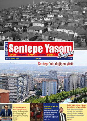 Şentepe yaşam Dergisi Sayı 02 e-katalog kapak görseli