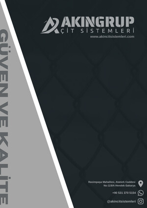 Akın Çit Sistemleri Katalog e-katalog kapak görseli